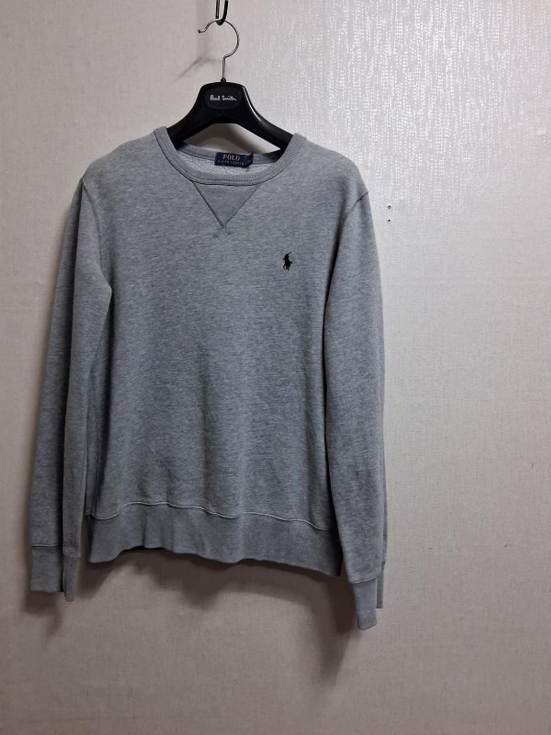 일본구제 폴로 랄프로렌 맨투맨 남성 90  그레이 기모맨투맨티 
 상품이미지1