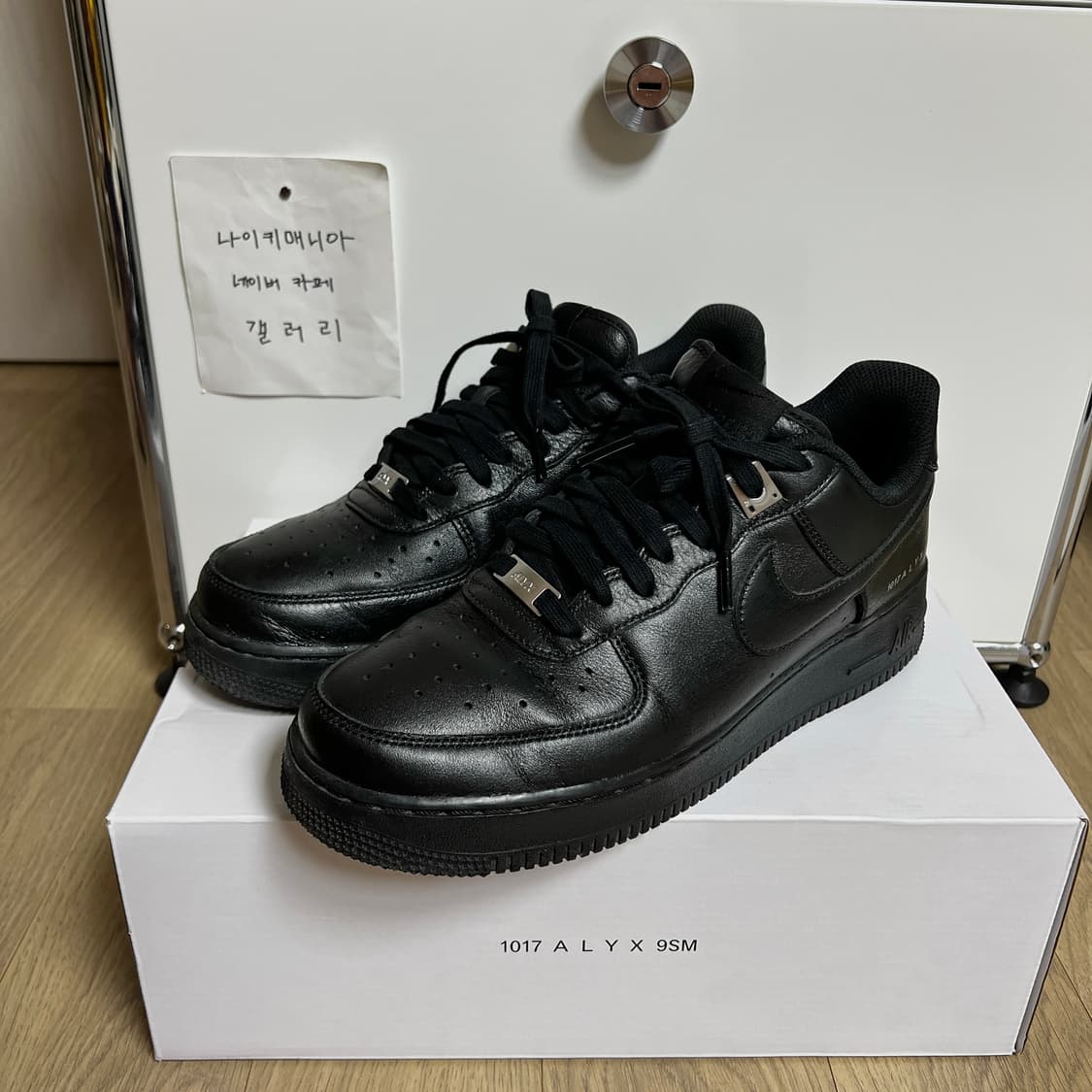 [270] 나이키 × 1017 알릭스 9SM 에어포스 1 로우 SP 블랙 상품이미지5