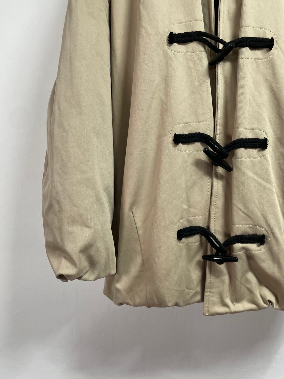 23fw we11done 웰던 아이보리 더플 코트자켓 (on.469) 상품이미지3