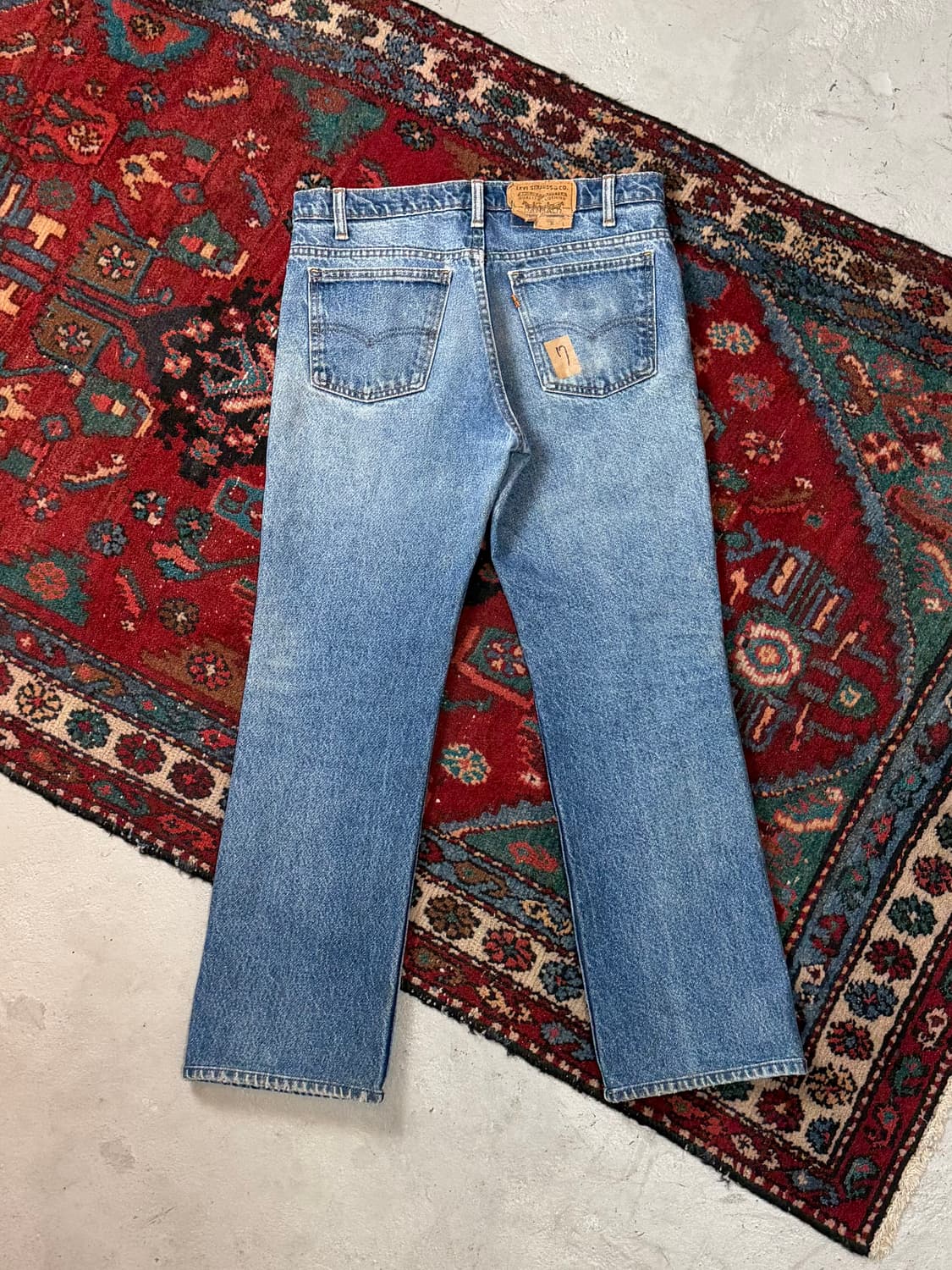 80's Canada Made 빈티지 리바이스 517 오렌지탭 상품이미지4