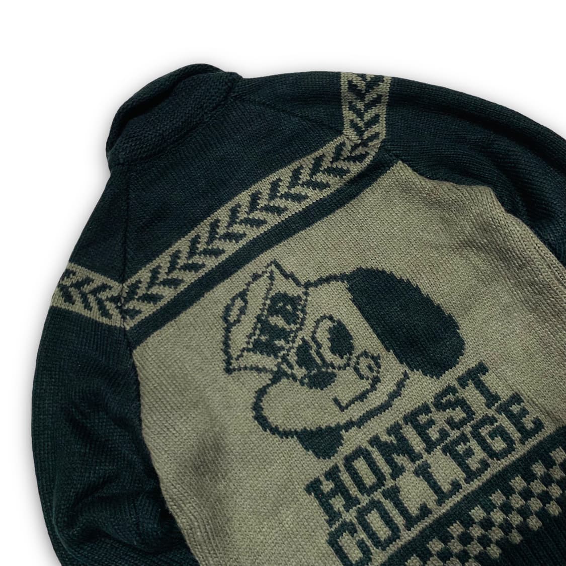 HONEST COLLEGE 도그 니트 집업 코위찬  상품이미지2