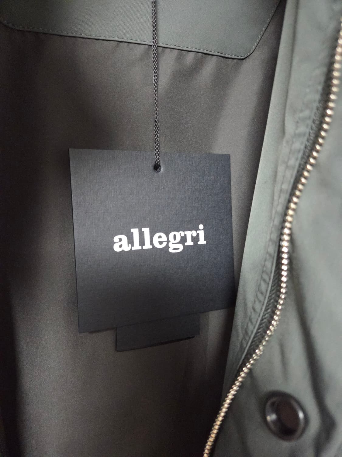 [새상품] 알레그리 스탠카라 쉘파카 점퍼 그레이쉬카키 105 상품이미지6