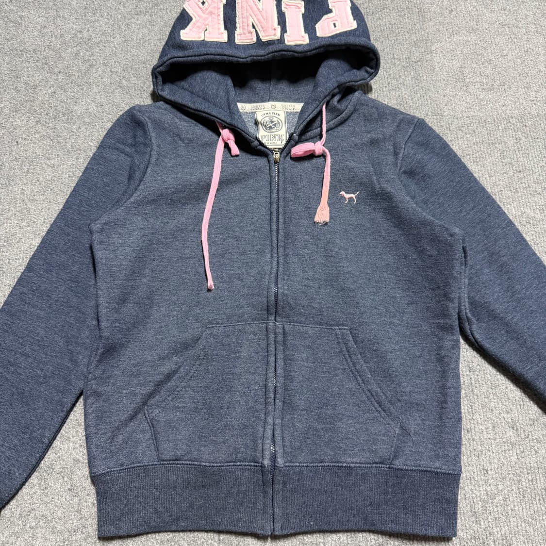 빅토리아 시크릿 네이비 후드집업 s 상품이미지2