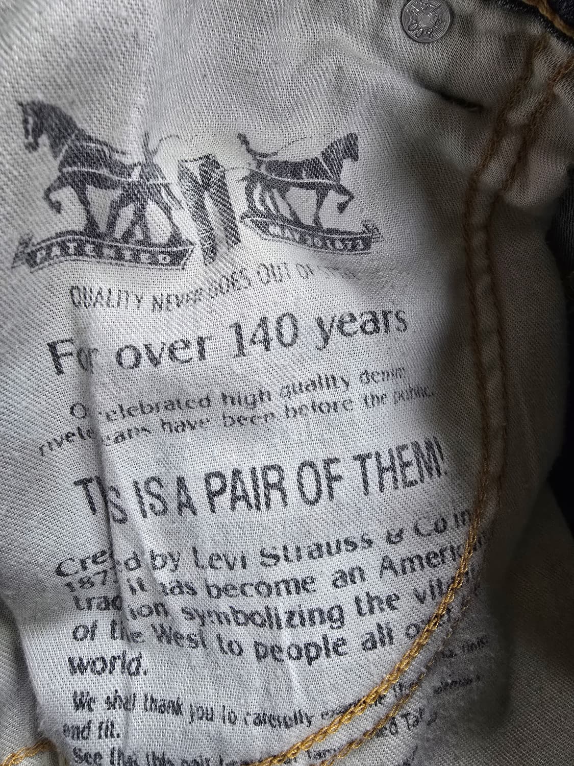 리바이스 517청바지 데님 팬츠 (1666) 상품이미지6