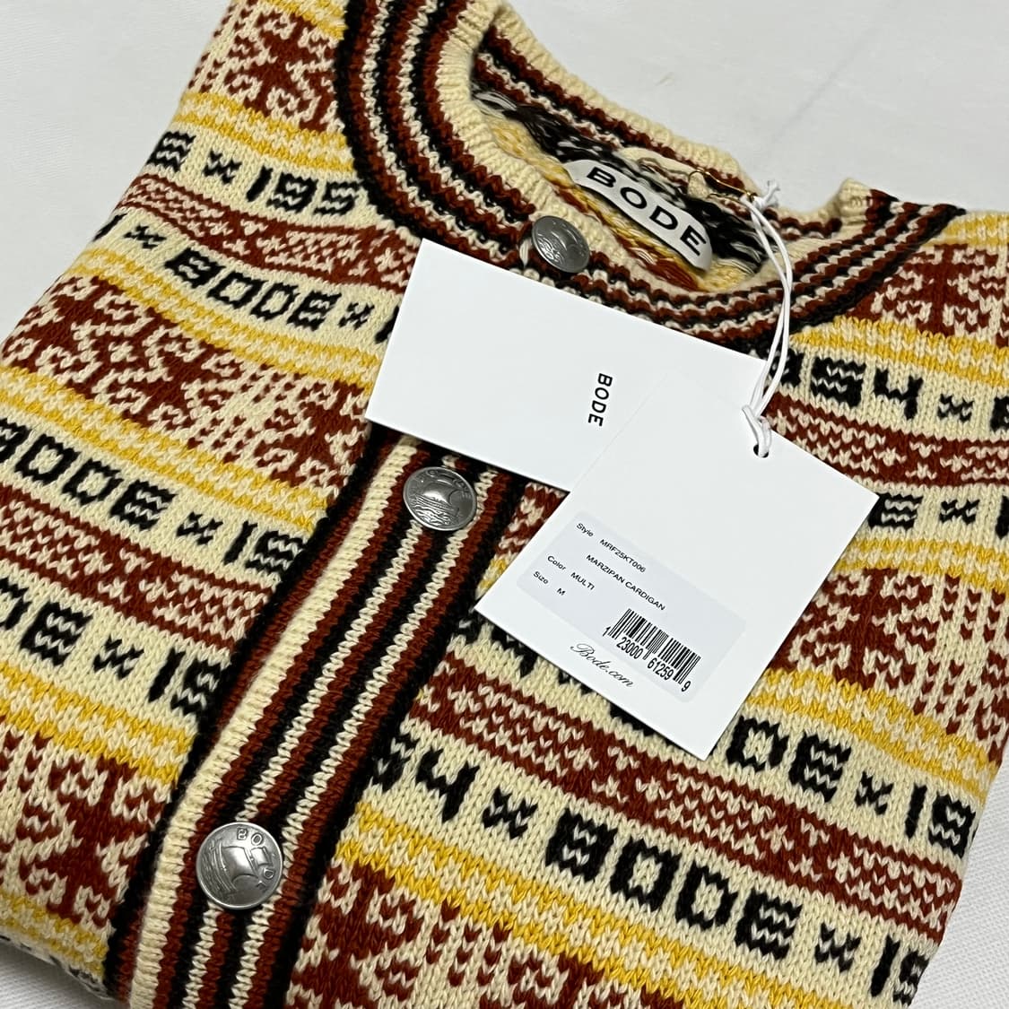 [M]보디 BODE Marzipan 울 집업 가디건 상품이미지5