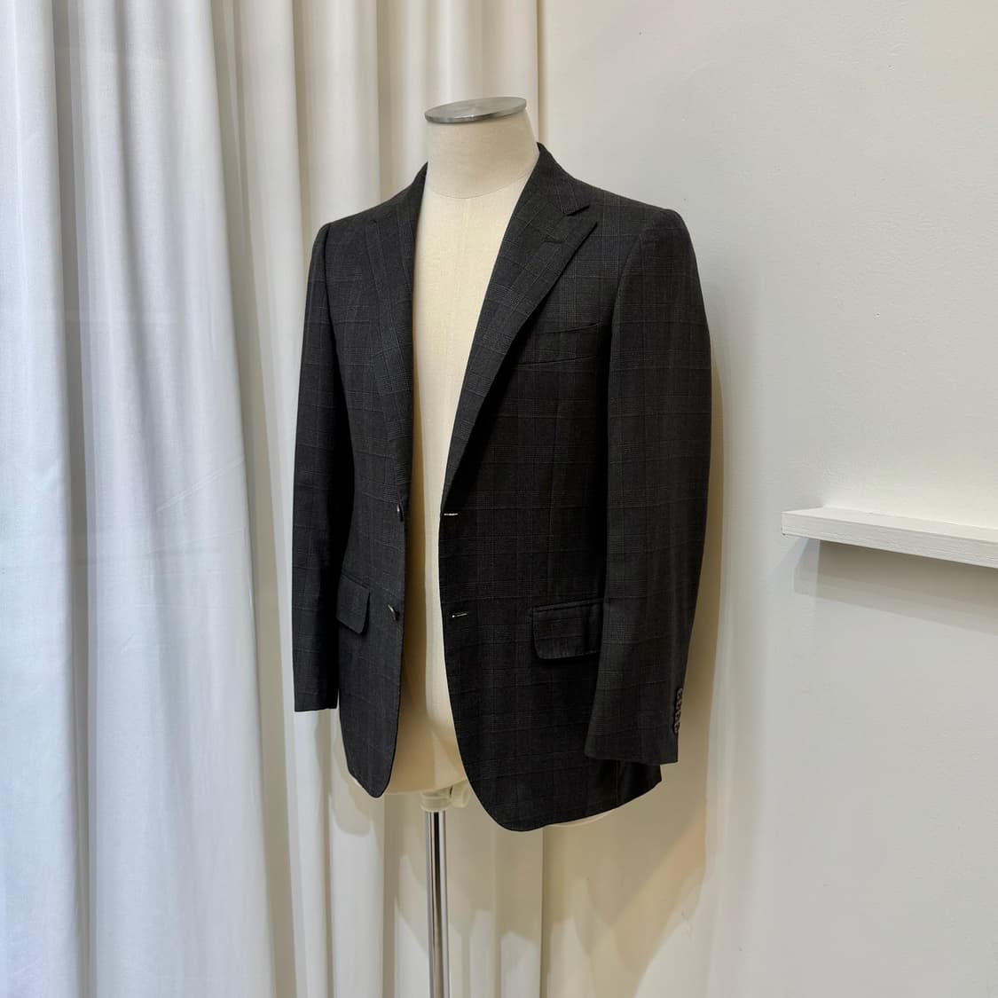 United Arrows 빈티지 글렌체크 자켓 상품이미지6