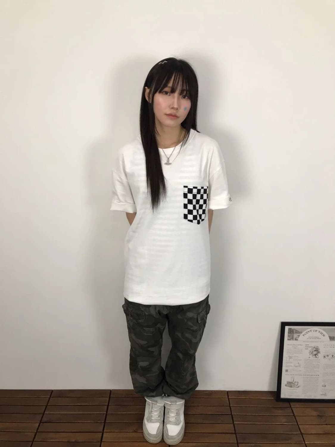 FAT Japan Checker Pocket Tee 상품이미지2