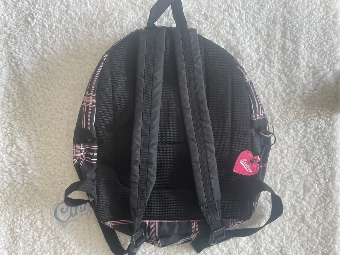 모리걸 빈티지 이스트보이 eastboy 체크 백팩 🖤💗 상품이미지4