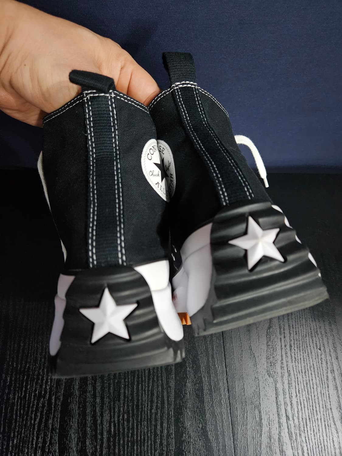 컨버스 런스타 하이크 하이 블랙 남성 275 하이탑 상품이미지8