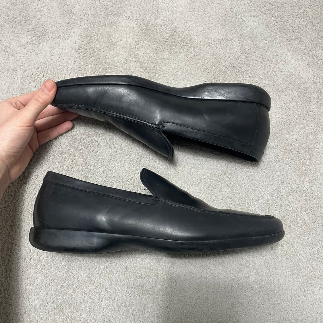 265) 프라다 스포츠 레더 로퍼 구두 상품이미지2