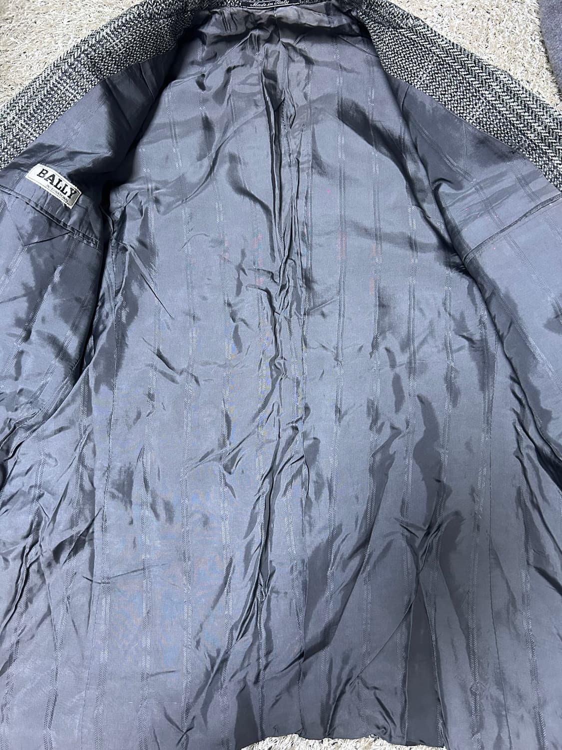 이태리제 발리 체크블레이저 사이즈 105 상품이미지5