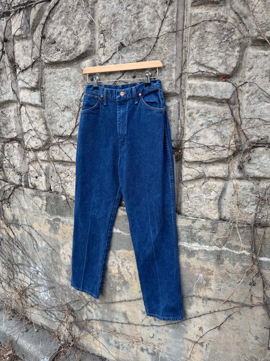 90s 랭글러 빈티지 13mwz 카우보이컷 데님 팬츠 우먼 상품이미지3