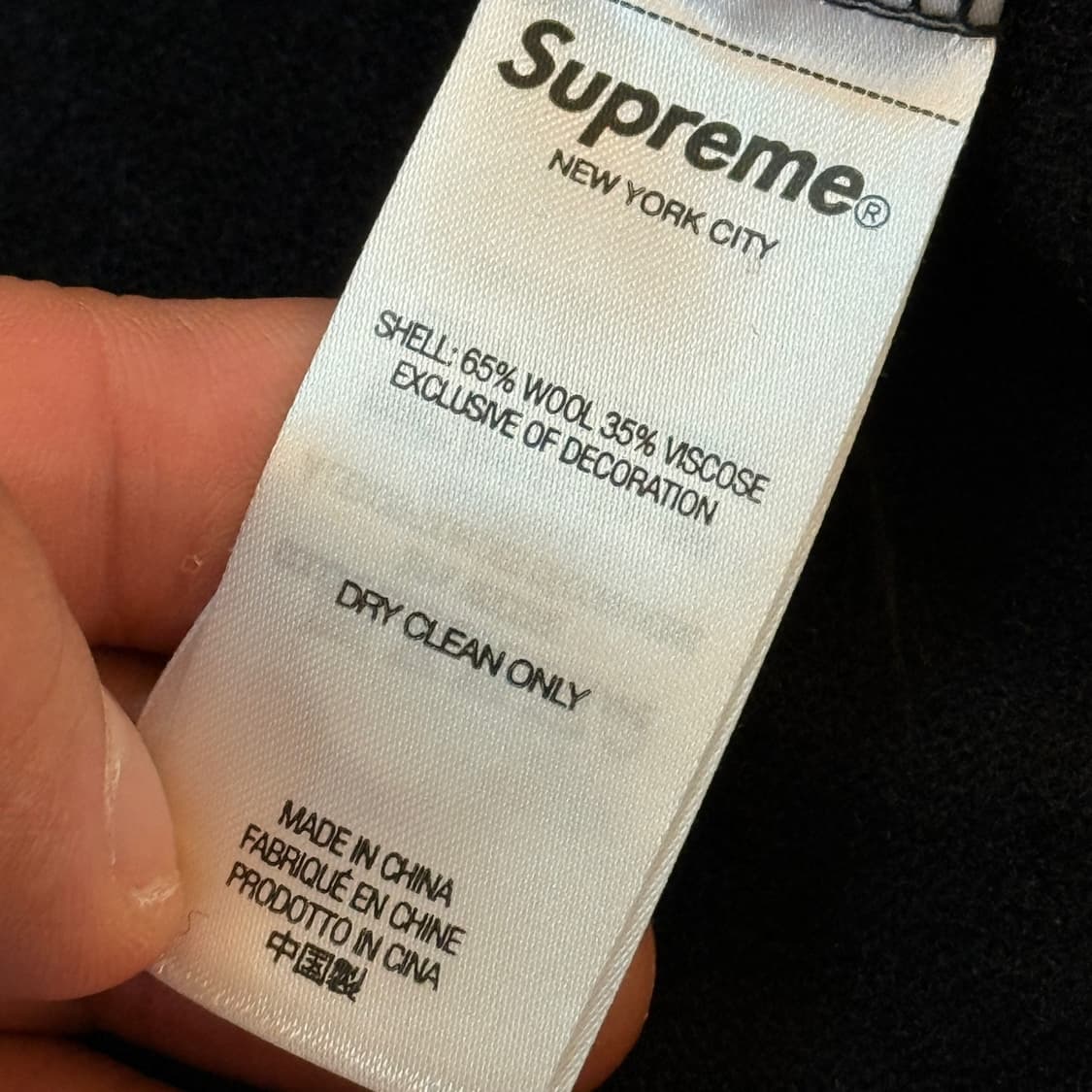  FW23 슈프림 X 미첼 앤 네스 아라빅 로고 베이스볼 져지 XL 상품이미지10