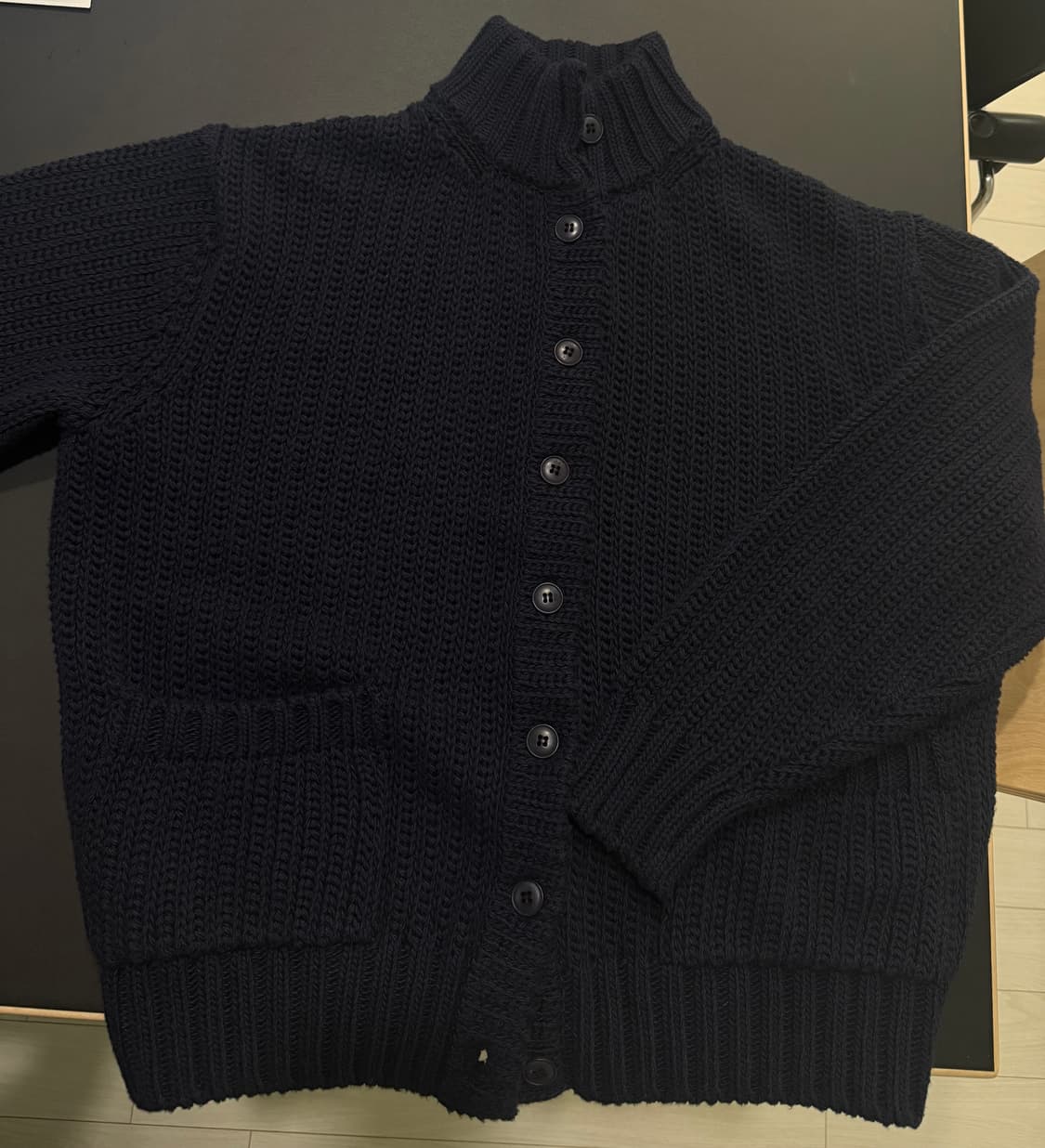 카달로그 엠마 가디건 네이비 상품이미지4
