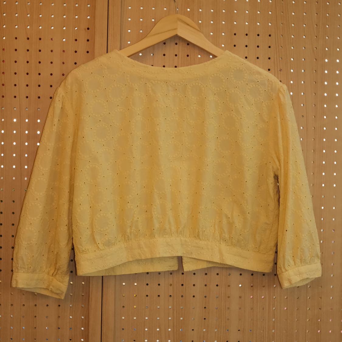 빔즈보이 연노랑 자수 블라우스 상품이미지5