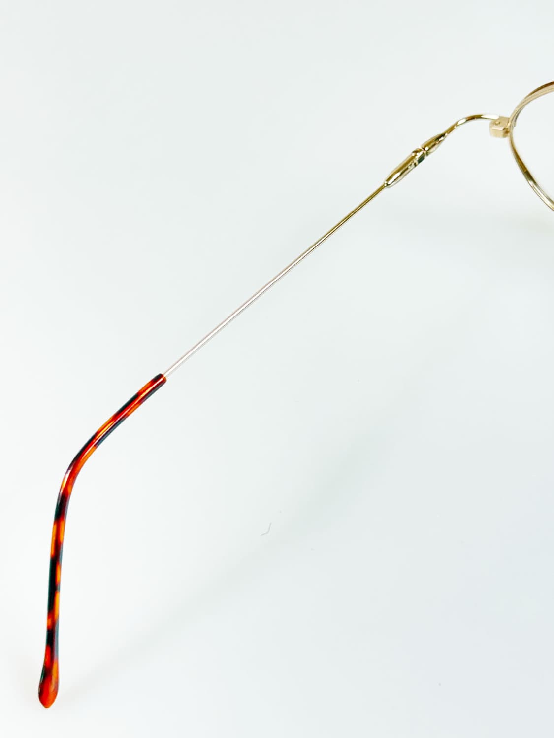 90s 유로피안 골드 라이트웨이트 슬림 라운드 빈티지 안경 상품이미지7