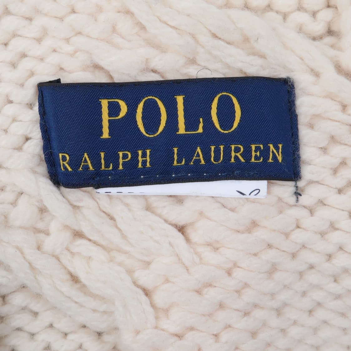 폴로 랄프로렌 크림 케이블 니트 롱 머플러 상품이미지7