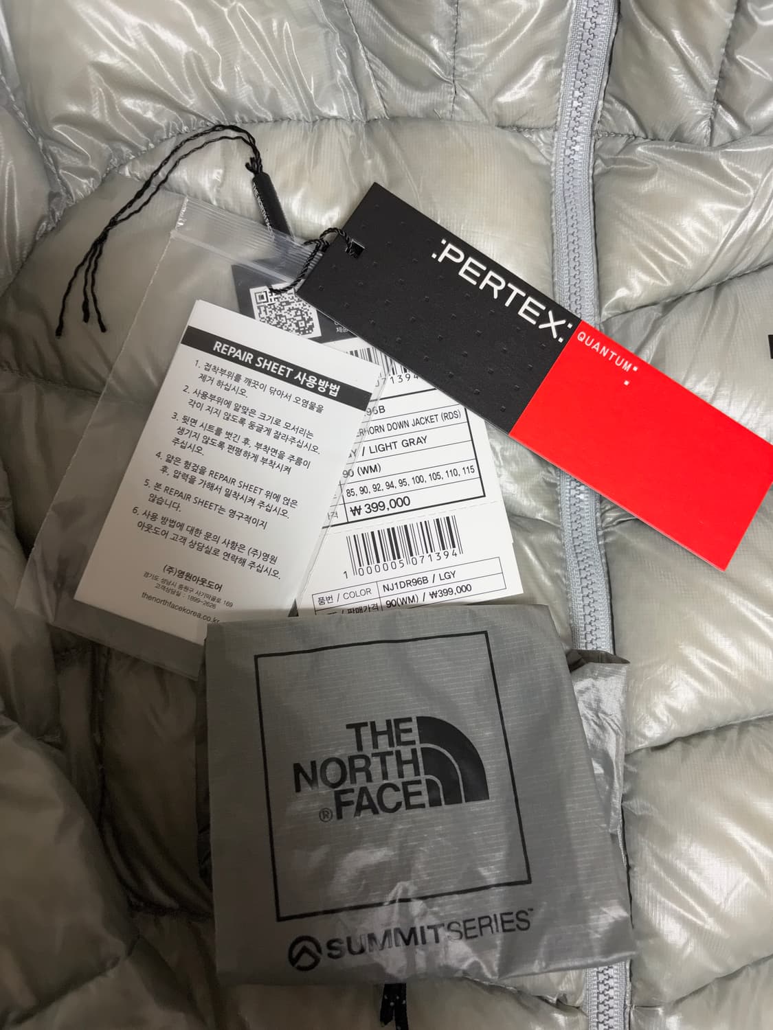 노스페이스 마테호른 그레이 WM(90) 새상품급 상품이미지2