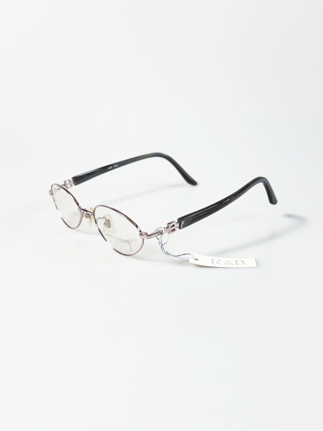 R&B EYEWEAR 골드 메탈 슬림 오벌 프레임 빈티지 안경 상품이미지3