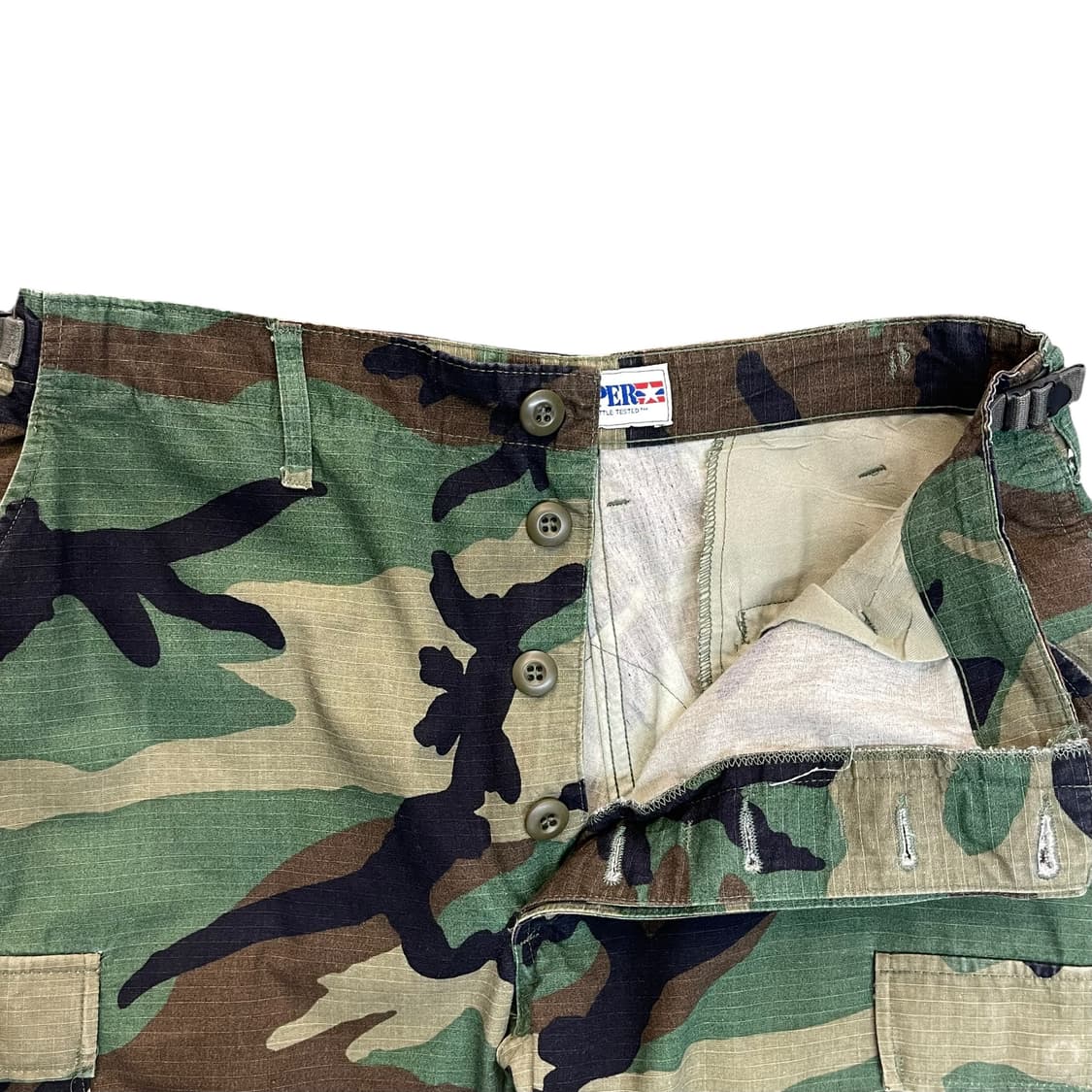 90s 프로퍼 미군 BDU 우드랜드 카모 팬츠 상품이미지3