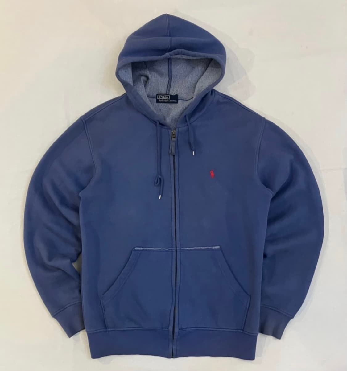 폴로 후드집업 스카이블루 상품이미지1