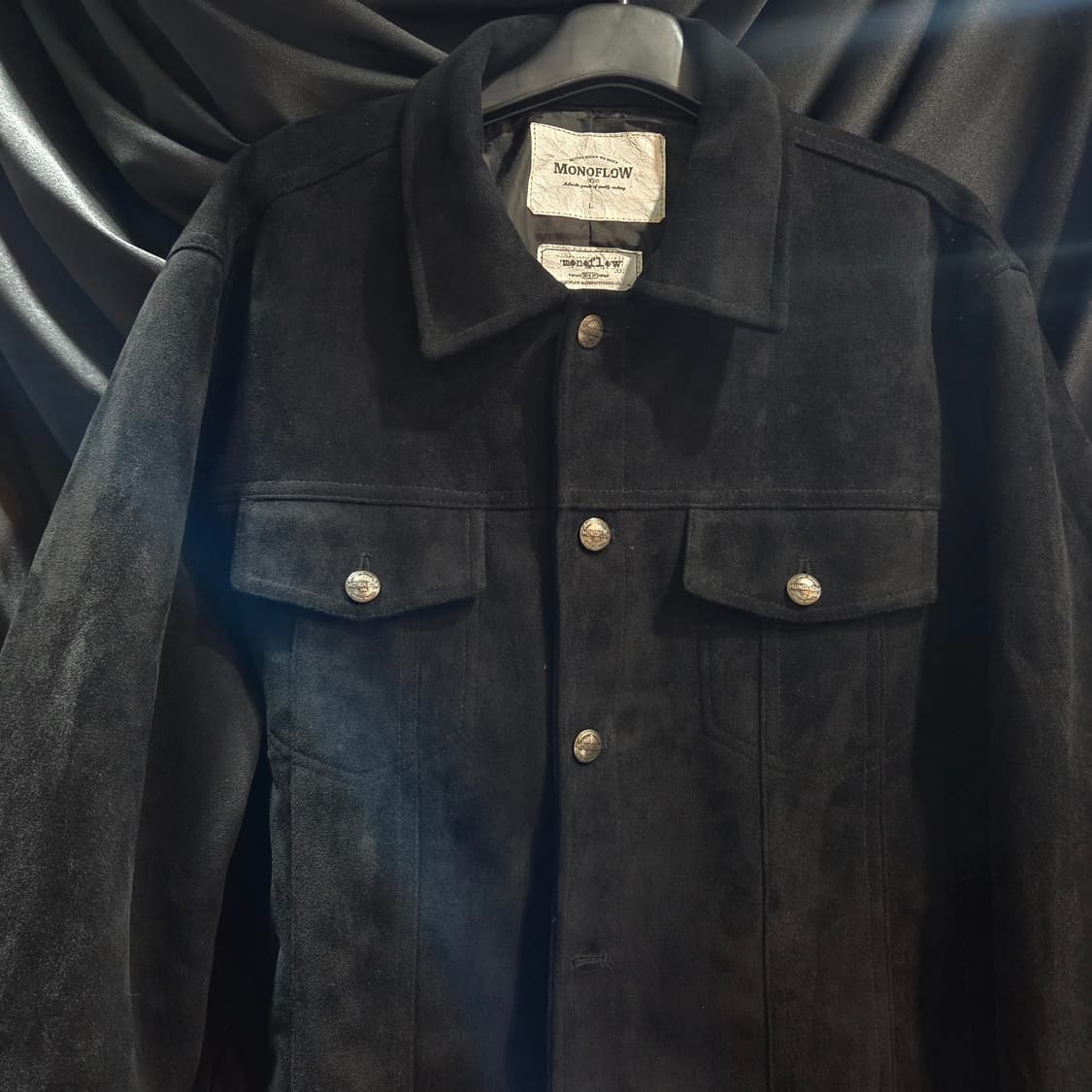 MONOFLOW 모노플로우 스웨이드 트러커 자켓 상품이미지1