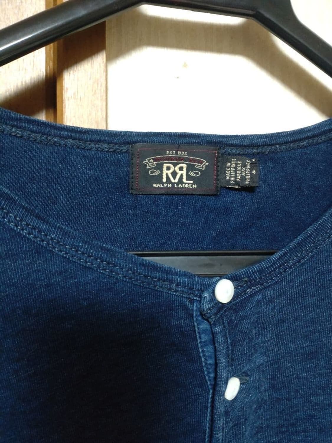 RRL 인디고 헨리넥 상품이미지3