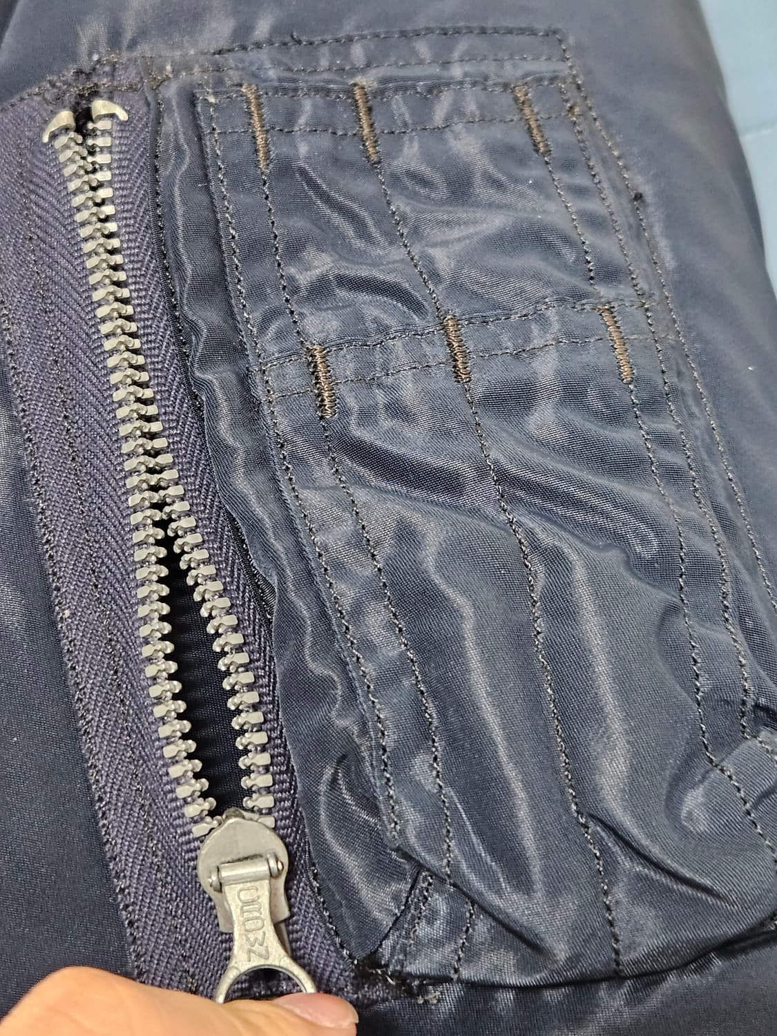 버즈릭슨 B-15C(MOD) 자켓에어포스 블루 36사이즈 90~00s 상품이미지7