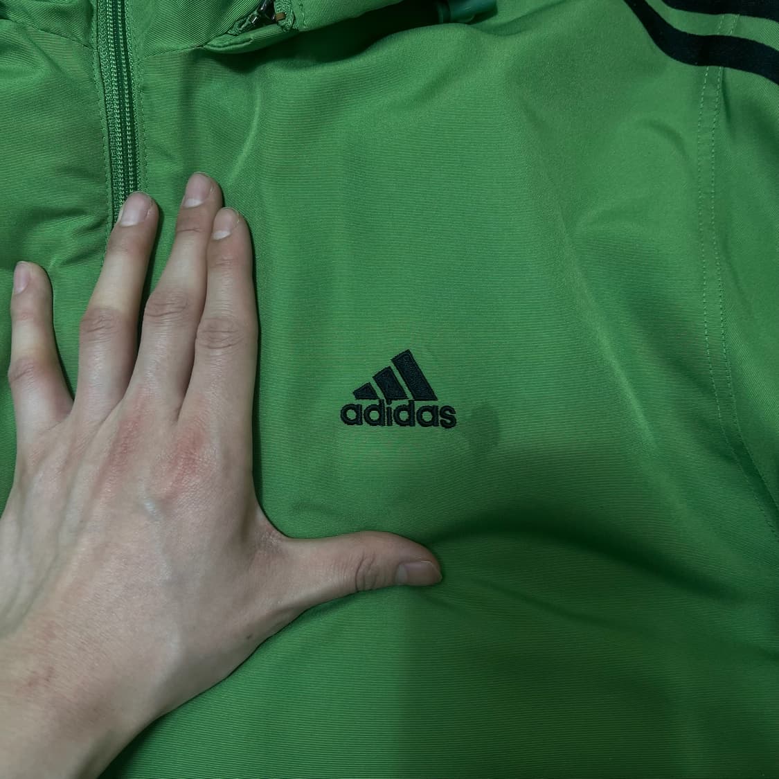 아디다스 올드스쿨 로고 후드 바람막이 자켓 L/100  상품이미지3