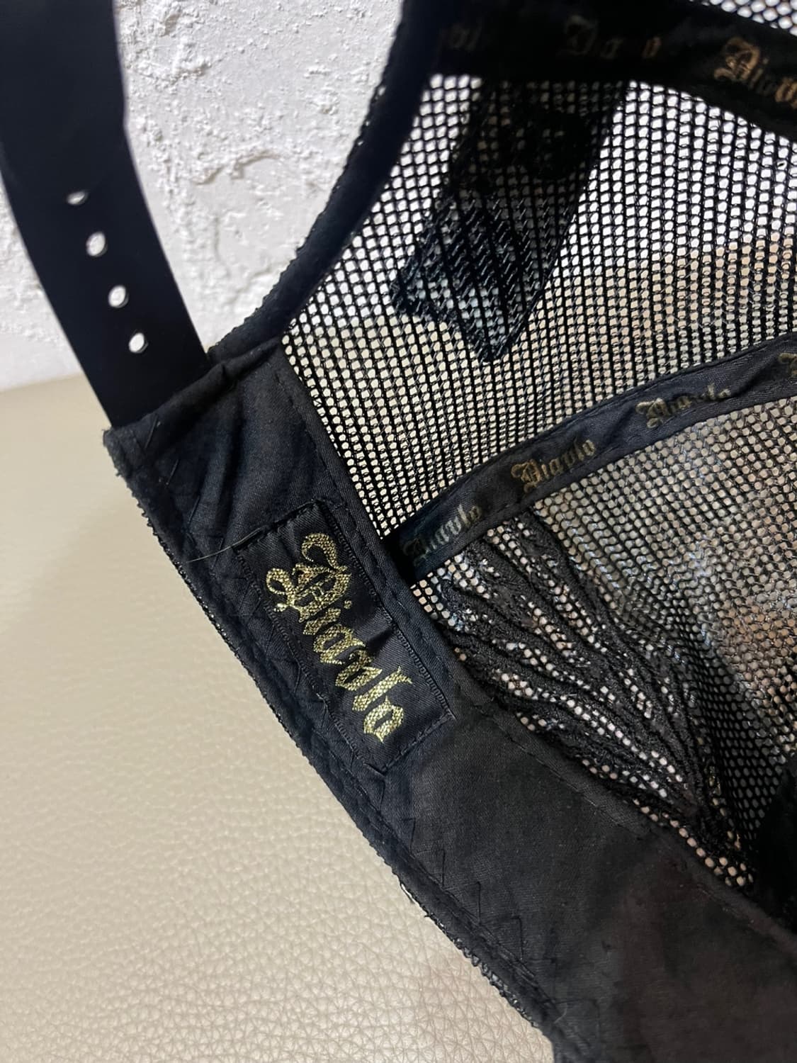 JPN 펑크 스터드 매쉬캡 모자 상품이미지5