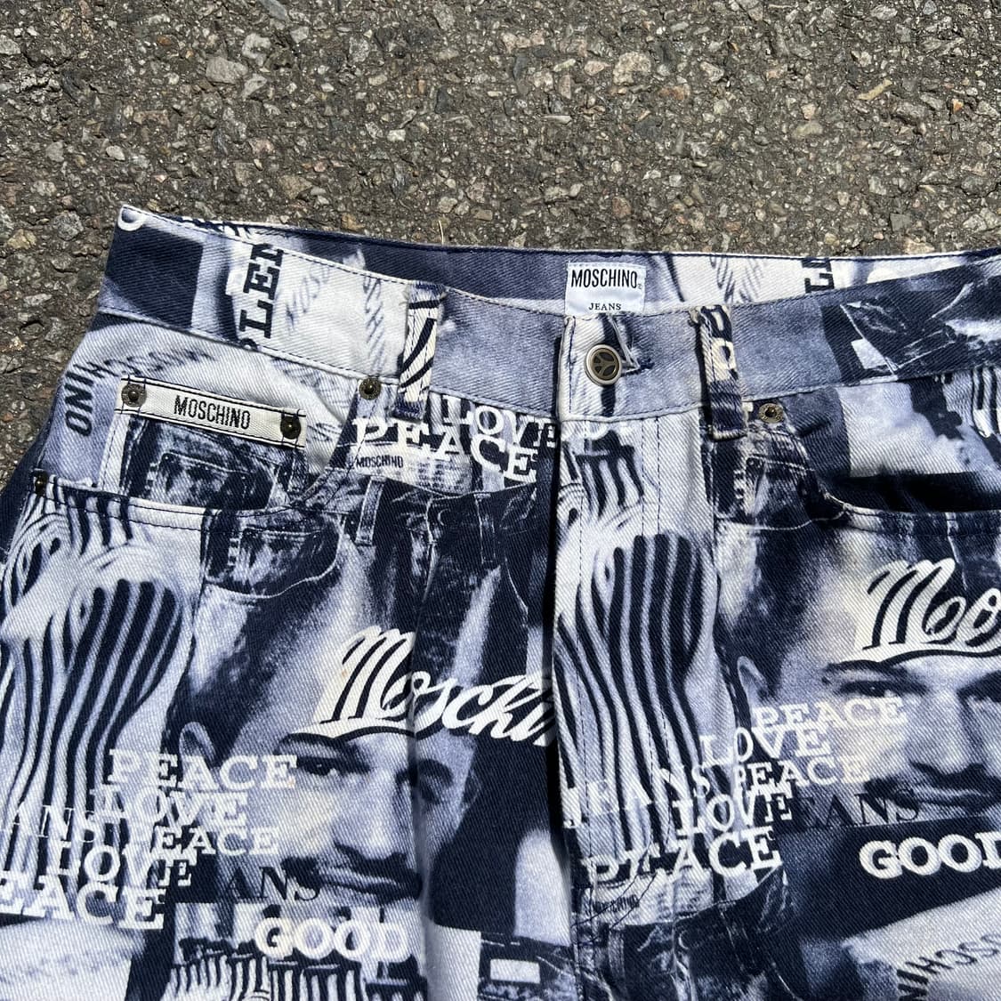 90‘s Moschino AOP Denim Pants 상품이미지4