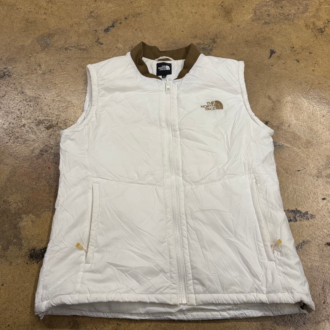 [정품/100] 노스페이스 화이트 패딩 조끼 b14 상품이미지2