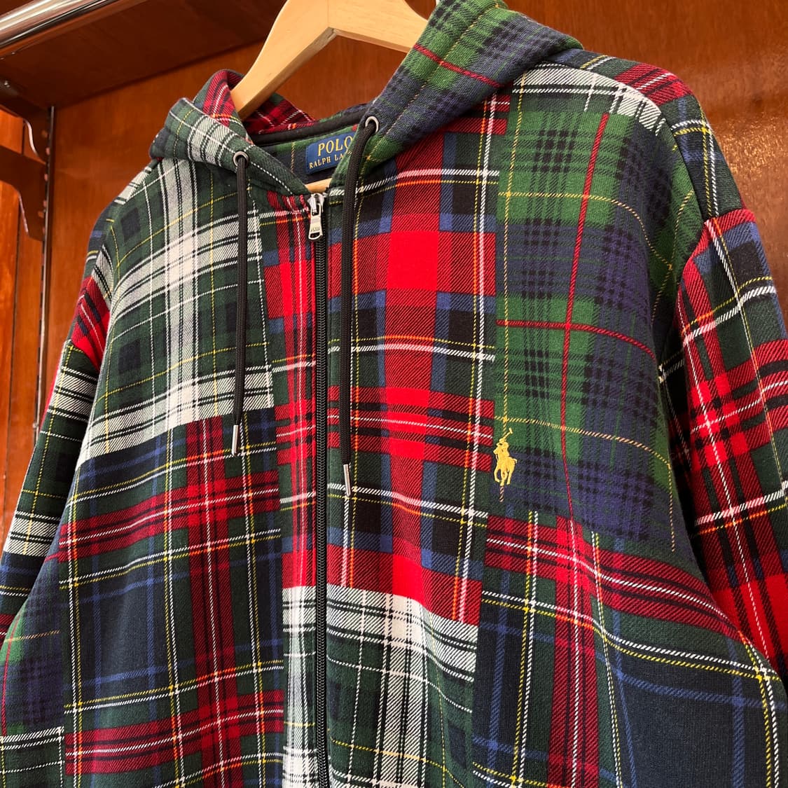폴로 랄프로렌 멀티체크 후드집업  [ 110 ] 상품이미지3