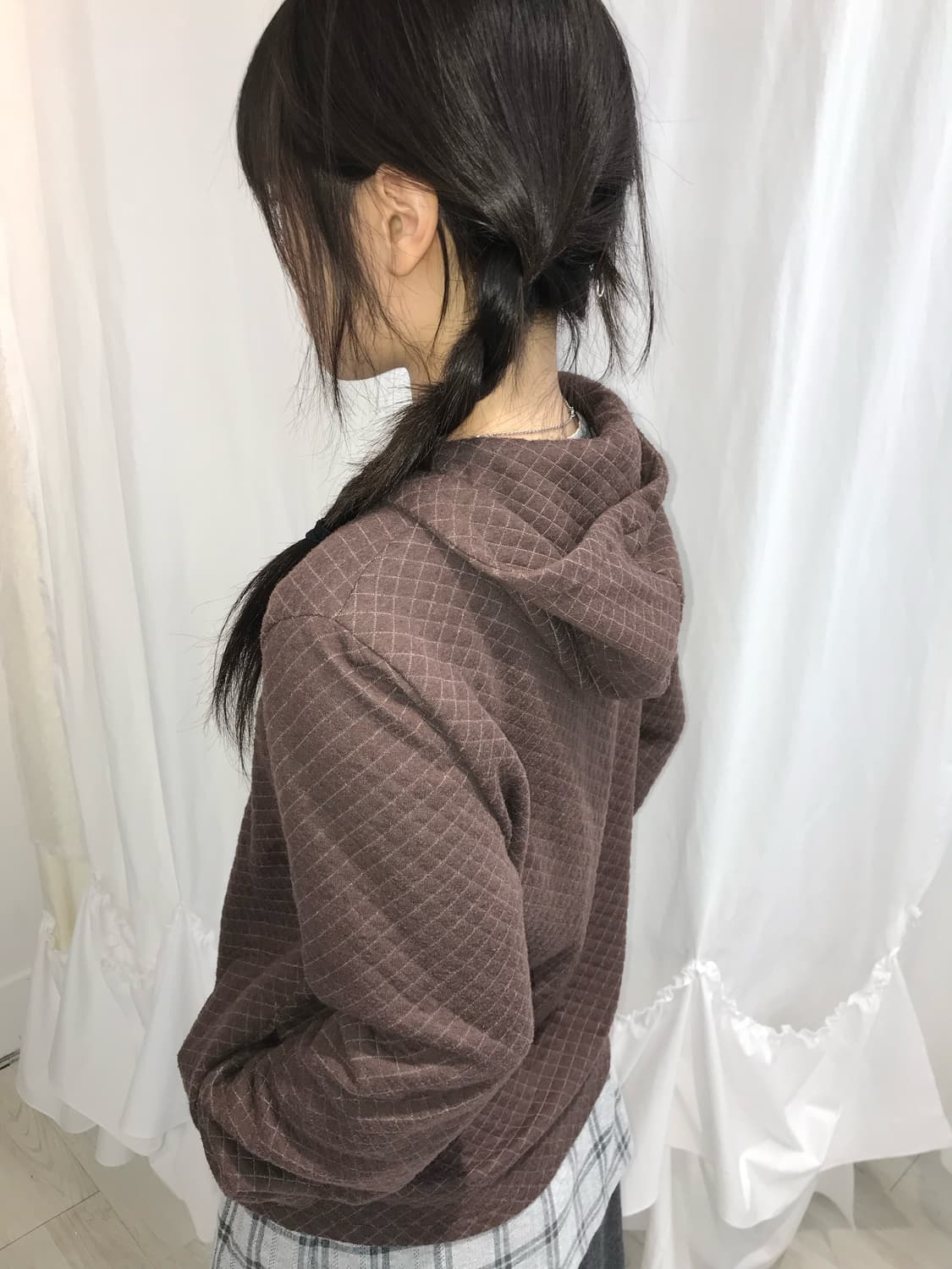 ⊹ Decoy Cocoa Stitch Hood Zip  상품이미지2