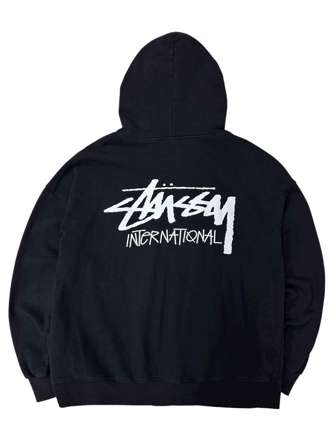 스투시 인터네셔널 후드 블랙 (XL)  상품이미지9