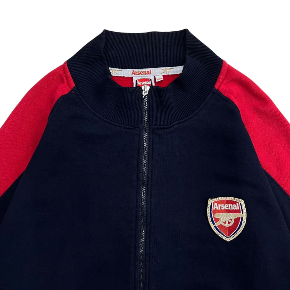 아스날 레드배색 네이비 집업 XXL 상품이미지4