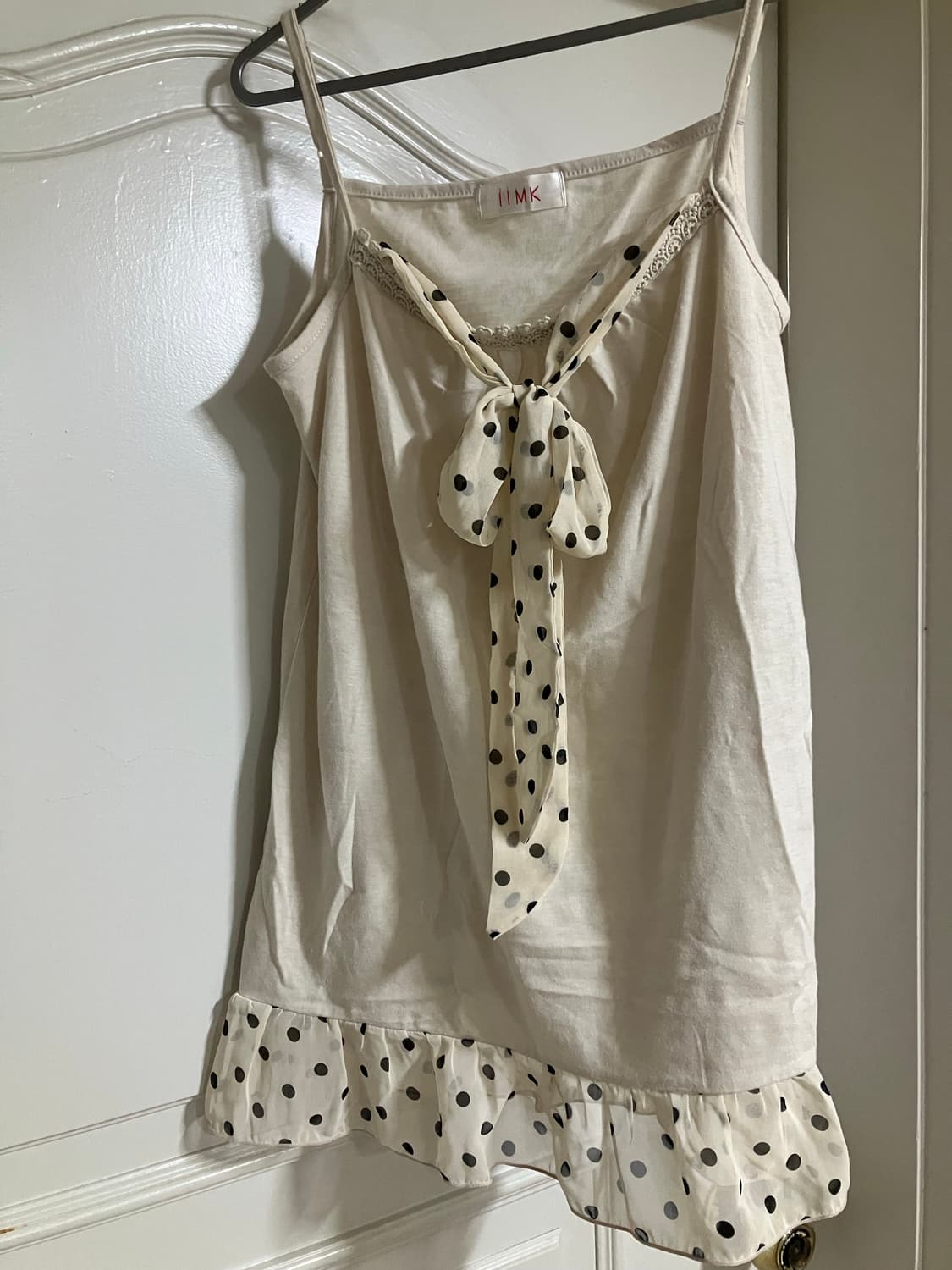 빈티지 도트 슬리브리스 상품이미지1