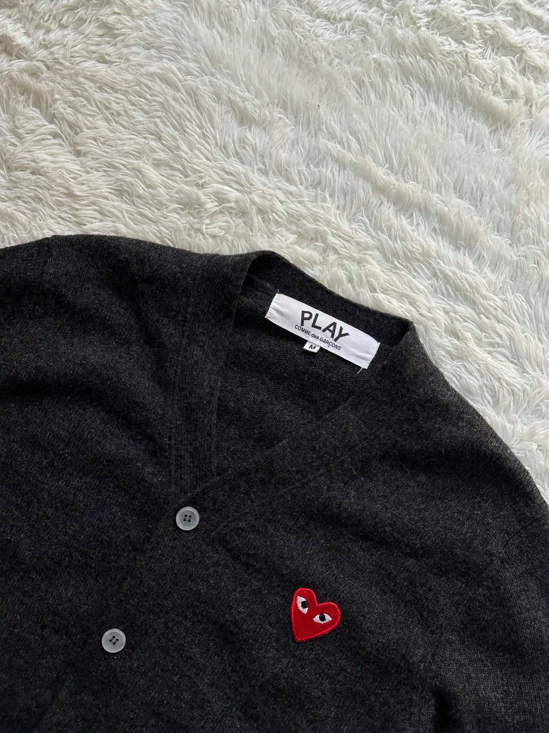 꼼데가르송 PLAY 가디건 M 상품이미지2