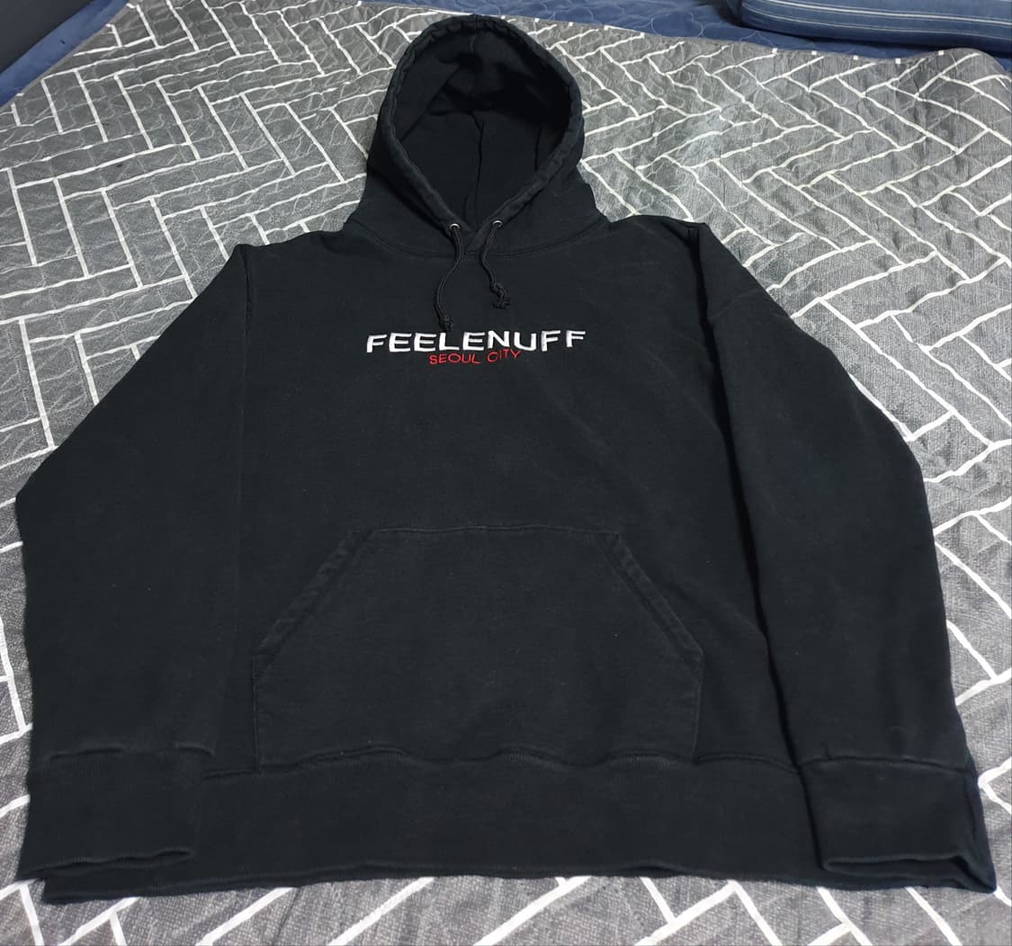 FEEL ENUFF 필이너프 서울시티 혜비 십자가 후드티 (L) 상품이미지1