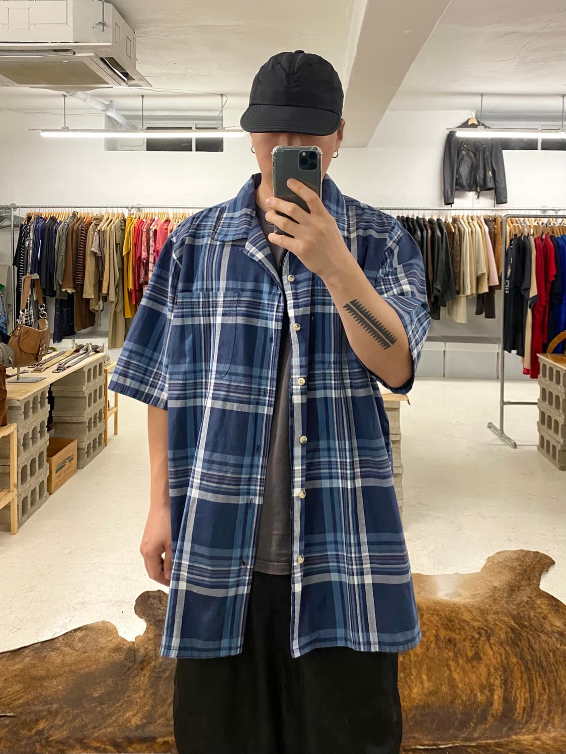 샵 세일중🔥 DICKIES 마드라스 체크 오픈카라셔츠 상품이미지2