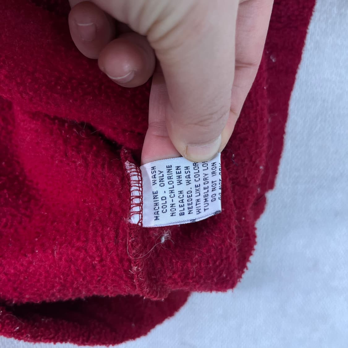 100 폴로랄프로렌 스몰포니 레드 플리스 후드집업 상품이미지6