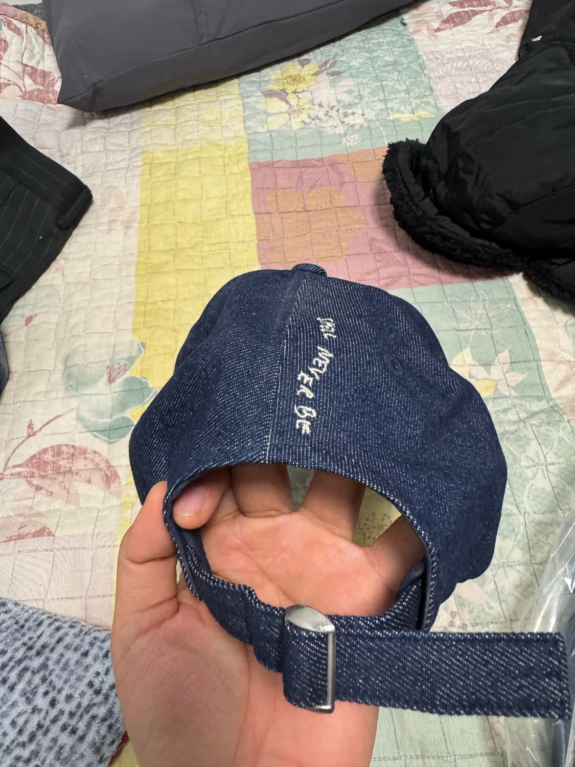 What it isnt 데님 볼캡 상품이미지2