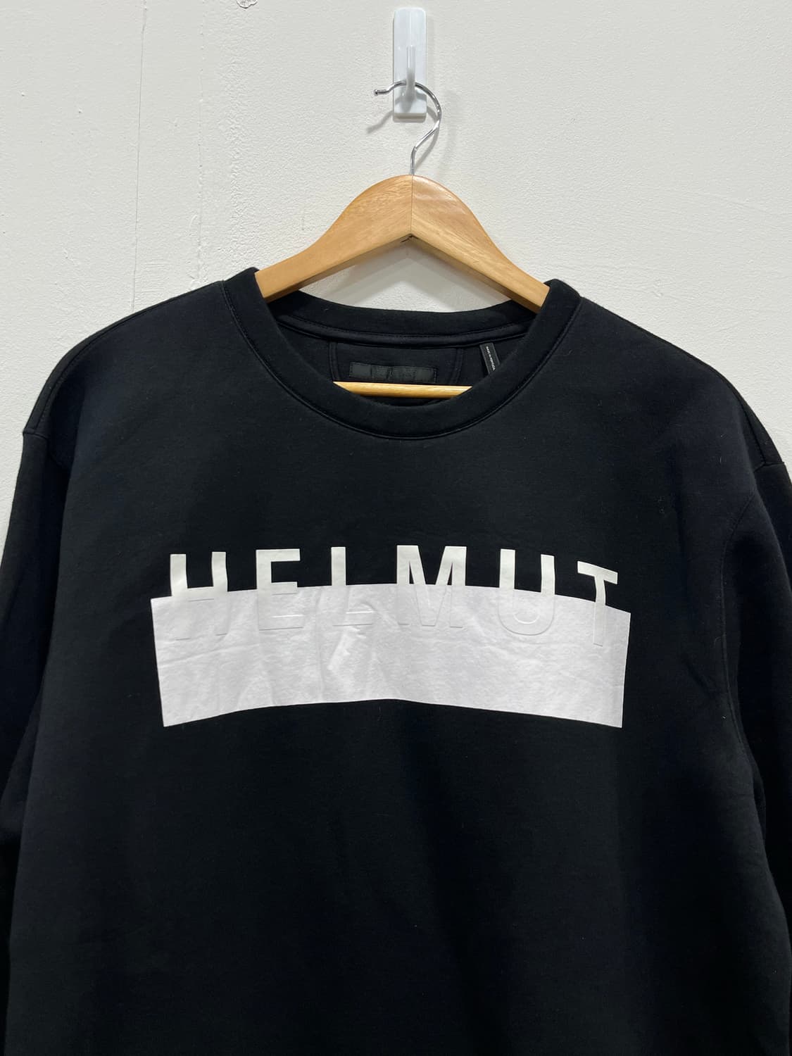 헬무트랭 블랙 로고 긴팔 티셔츠 맨투맨 L 상품이미지3