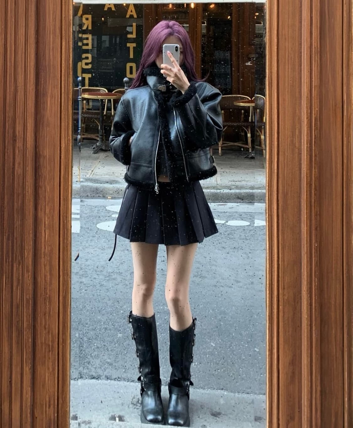 뮨 무스탕블랙 상품이미지5