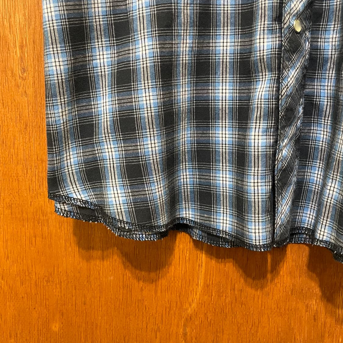 Wrangler 랭글러 체크 웨스턴 반팔 셔츠 상품이미지3