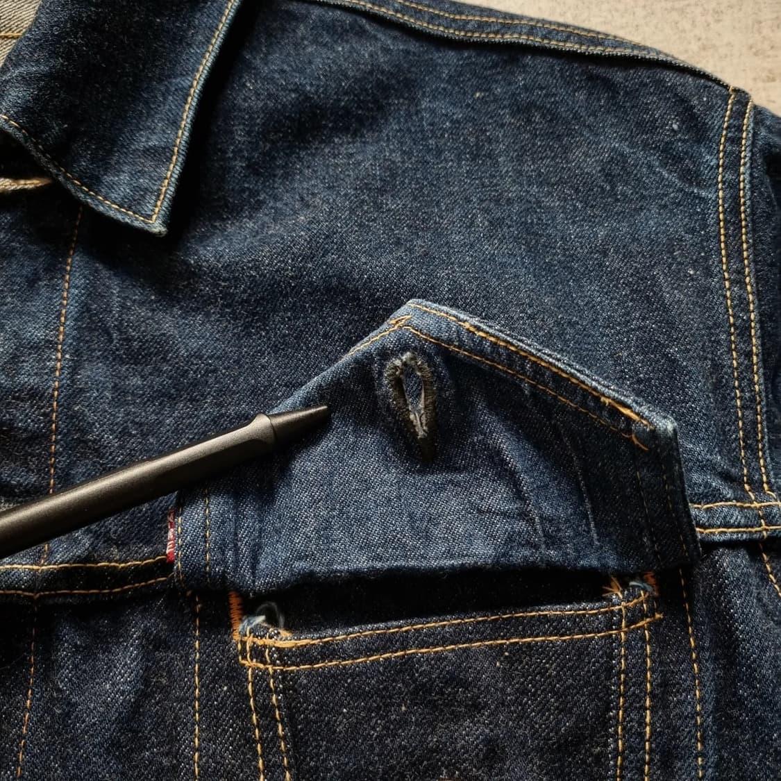 80s Denime 557xx Denim Jkt L sz D-HG1118 상품이미지4