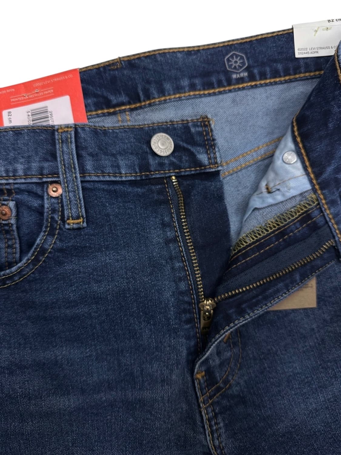 리바이스502 기모청바지 웜진 새상품 (32) 상품이미지3