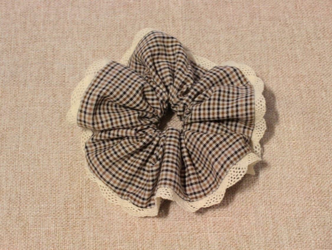 빈티지 업사이클링 핸드메이드 헤어밴드 스크런치 세트 상품이미지8