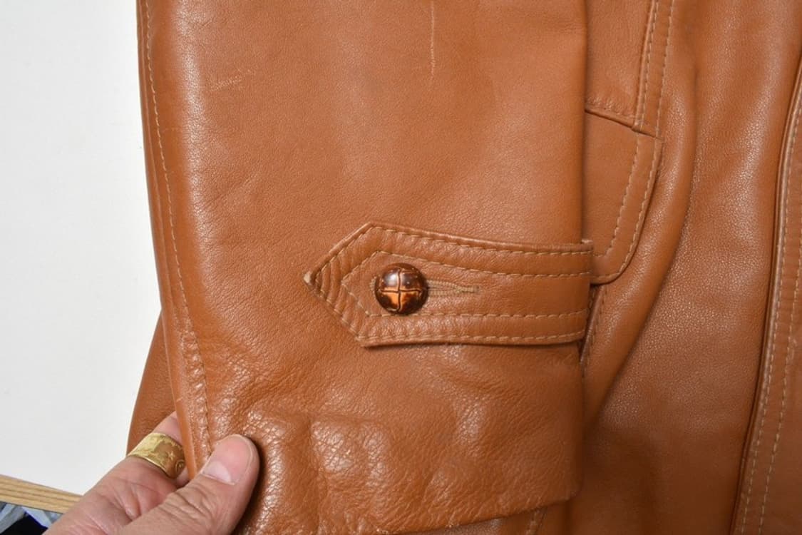 70S 맥그리거 웨스턴 가죽 자켓 카코트 N1161 상품이미지6