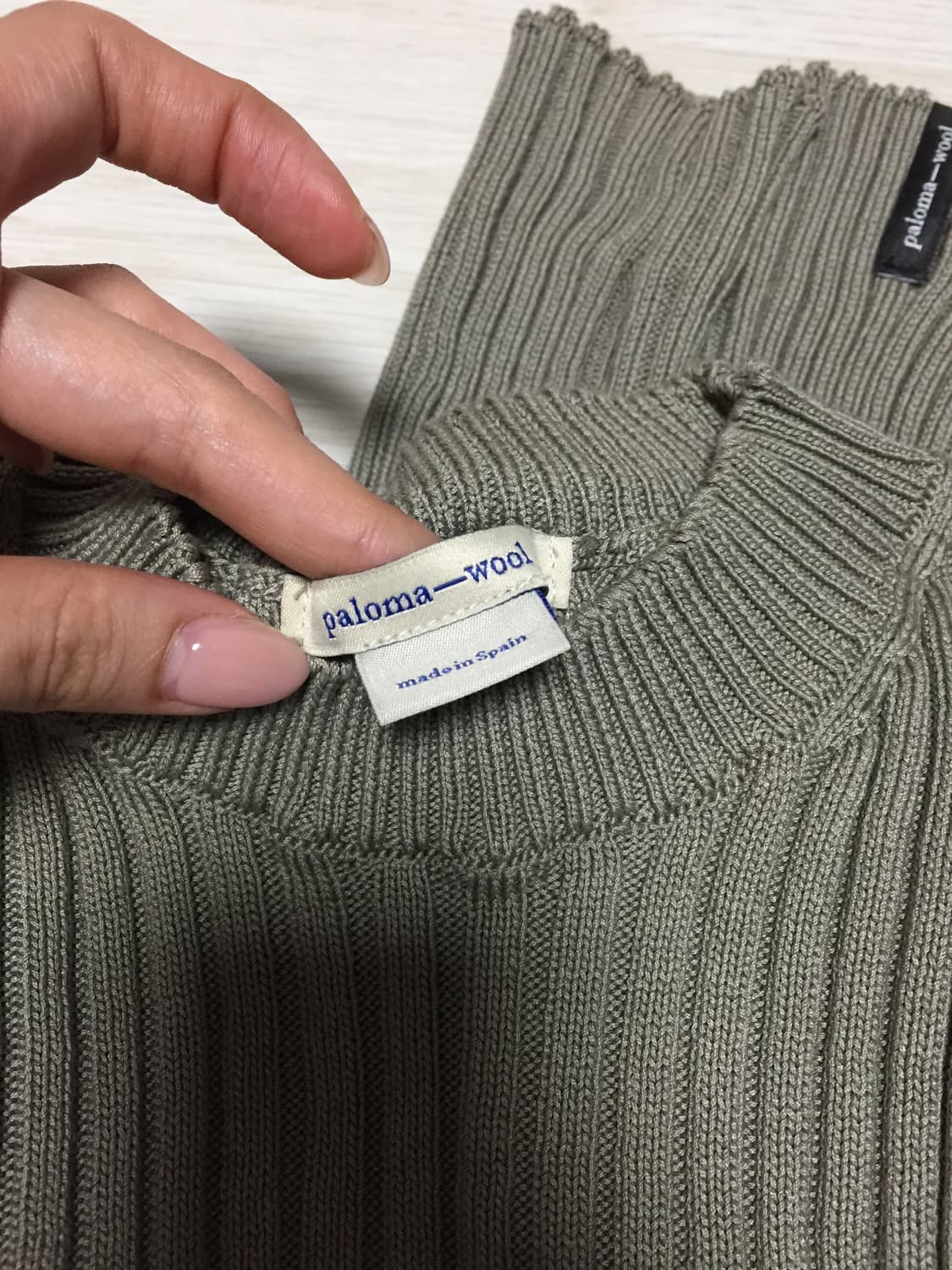 [s] 팔로마울 Denys 그린 니트 스웨터 상품이미지6